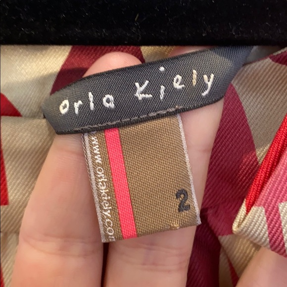 ANTHROPOLOGIE Orly Kiely Silk Shift Dress - Picture 8 of 9